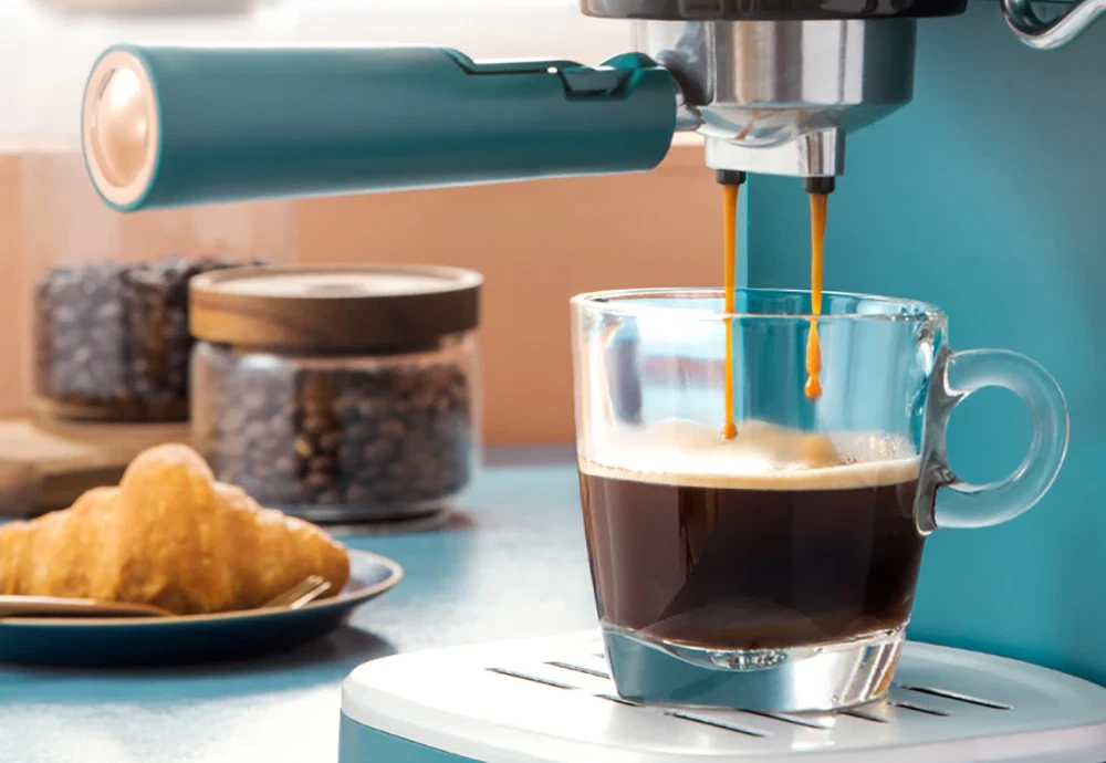 at home espresso machine with steam wand